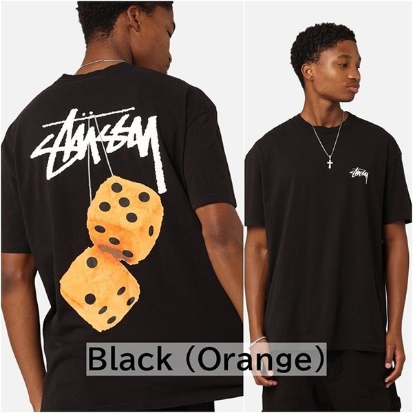 ステューシー ダイス tシャツ 偽物 Fuzzy Dice Tee 半袖 ロゴ Tシャツ 8色 suw50963